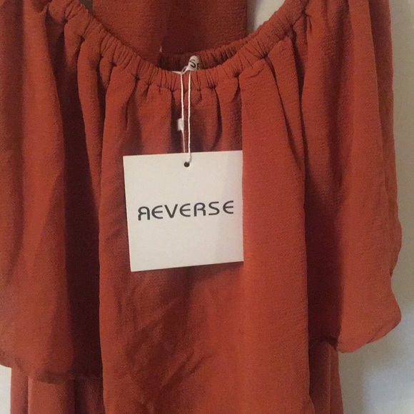 NWT Reverse Rust Dress - Picture 6 of 8